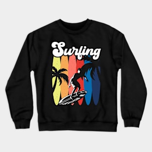 Surfing  T Shirt For Women Crewneck Sweatshirt